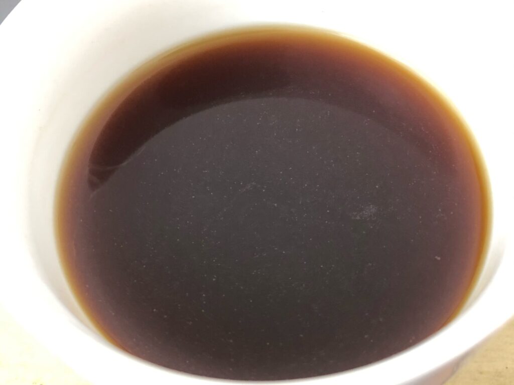 コーヒーオイルが浮いている画像