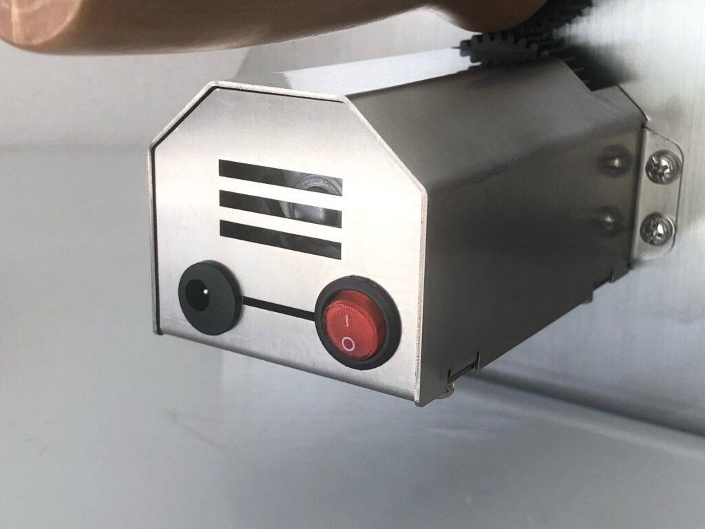 焙煎機のスイッチの画像